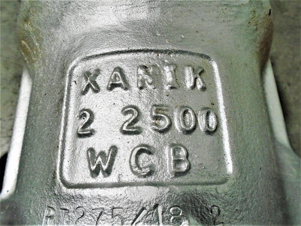 Xanik 2" 2500# WCB Gear Operated Globe Valve, Fig# 2"-BP25J-WCB-3-6-E